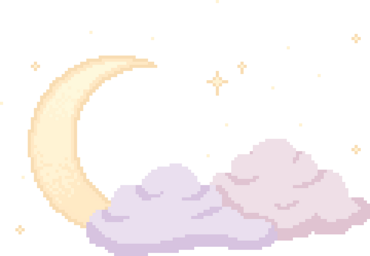 Moon in the clouds